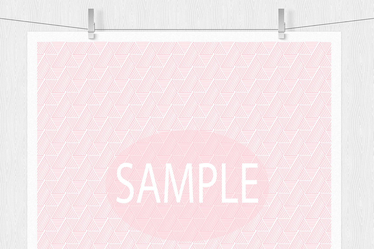 Geometric Digital Paper Patterns, a Pattern Graphic by Leska's Digitals (Photo 6 of 6)