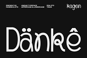 Kagon - Unique Modern Experimental, a Sans Serif Font by Pandeka Studio (Thumbnail 12 of 12)
