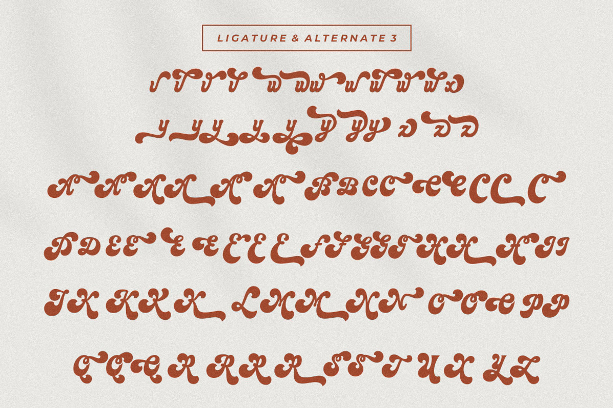Mangolia - Retro Font Style!, a Script Font by HansCo Studio (Photo 14 of 15)