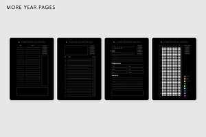 3 In 1 Planner Templates