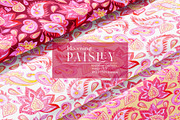 Blooming paisley seamless pattern, a Pattern Graphic by AnaGuziiArt (Thumbnail 8 of 11)