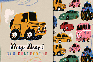 Beep Beep! Car collection, an Object Illustration by Twisted Tail