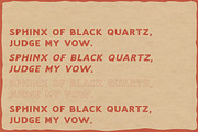 Rusty Rovers - Handdrawn Typeface, a Font by Krakenbox Studio (Thumbnail 10 of 16)