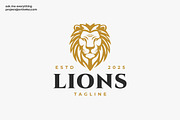 Lion - Logo Template, a Branding & Logo Template by Artiveko (Thumbnail 1 of 6)