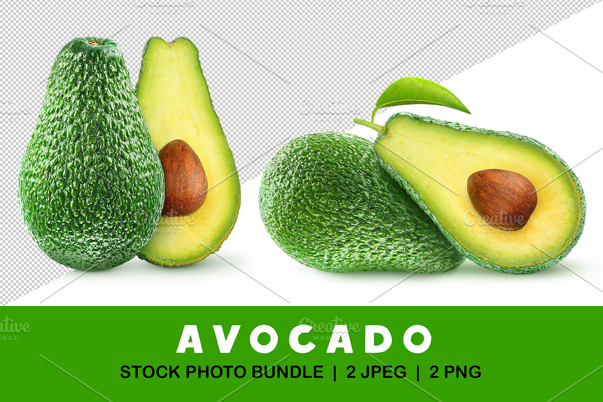 One and a half avocado