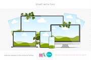 Digital Device Mockups for Canva, a Device Mockup by Mockup Scene (Thumbnail 11 of 16)