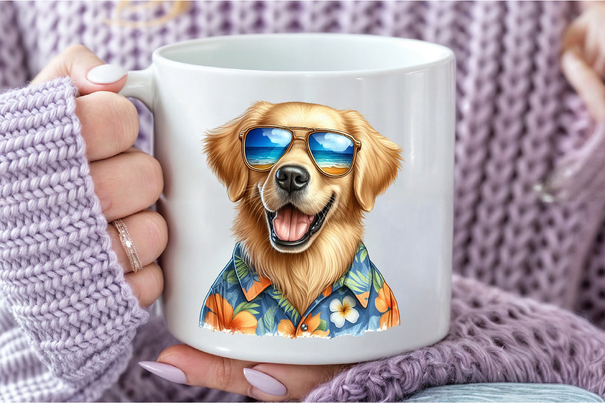 Funny Dog Sublimation Clipart, an Illustration by Libby Wishes (Photo 8 of 10)