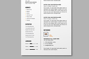 Resume Template Design, a Resume Template by MightyDesign (Thumbnail 5 of 10)