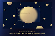 Glassmorphism effect designs, Vector, a Stationery Template by Zimages (Thumbnail 10 of 10)