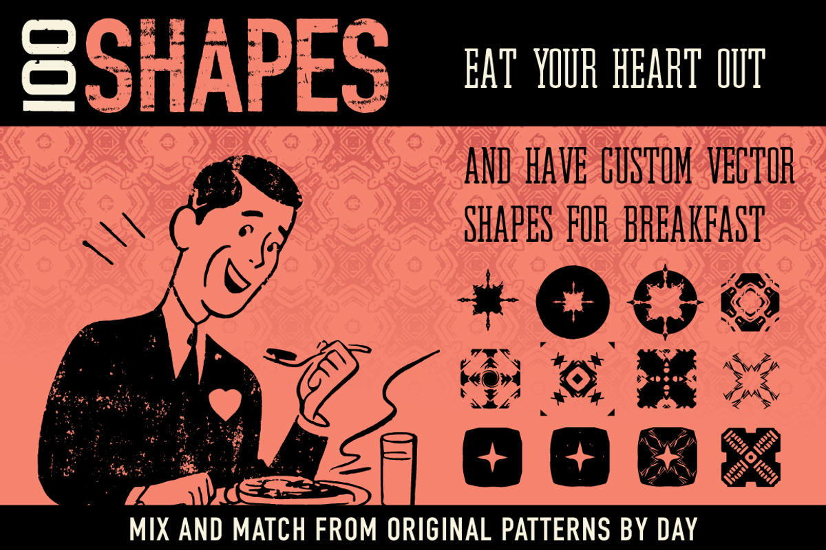 100 Interstellar Patterns and Shapes, a Pattern Graphic by BackYard Graphics Co. (Photo 3 of 7)