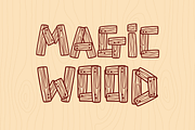 Woody Wood - Kids Font, a Font by tokokoo (Thumbnail 4 of 12)