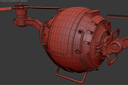 Futuristic Cargo Drone 3d model vray, a Cars & Vehicle 3D Model by konstantin.ermolaev (Thumbnail 4 of 8)