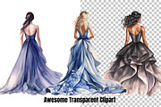 Prom Lady Clipart, a Person Illustration by Gloria Designed It (Thumbnail 2 of 5)