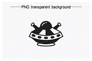 Bundle of UFO and Spaceship Icons, an Icon by Designfour (Thumbnail 5 of 7)