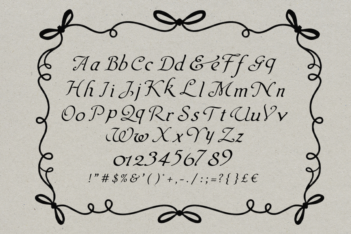 Vertrauen - Font, a Script Font by Lilithcollageart (Photo 6 of 6)