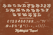 Middle Thread - Retro Font, a Script Font by Maculinc Type (Thumbnail 10 of 11)