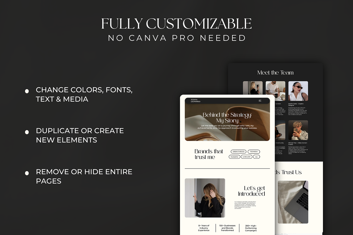 Wix Website for Social Media Manager, a Wix Template by Meraki Templates (Photo 4 of 9)