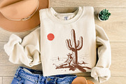 Retro Cowgirl Cactus png, Western, an Illustration by SharpMarketplace (Thumbnail 8 of 9)