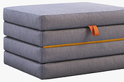 Mattress folding 3d model, a Furniture 3D Model by 3dmitruk (Thumbnail 4 of 9)
