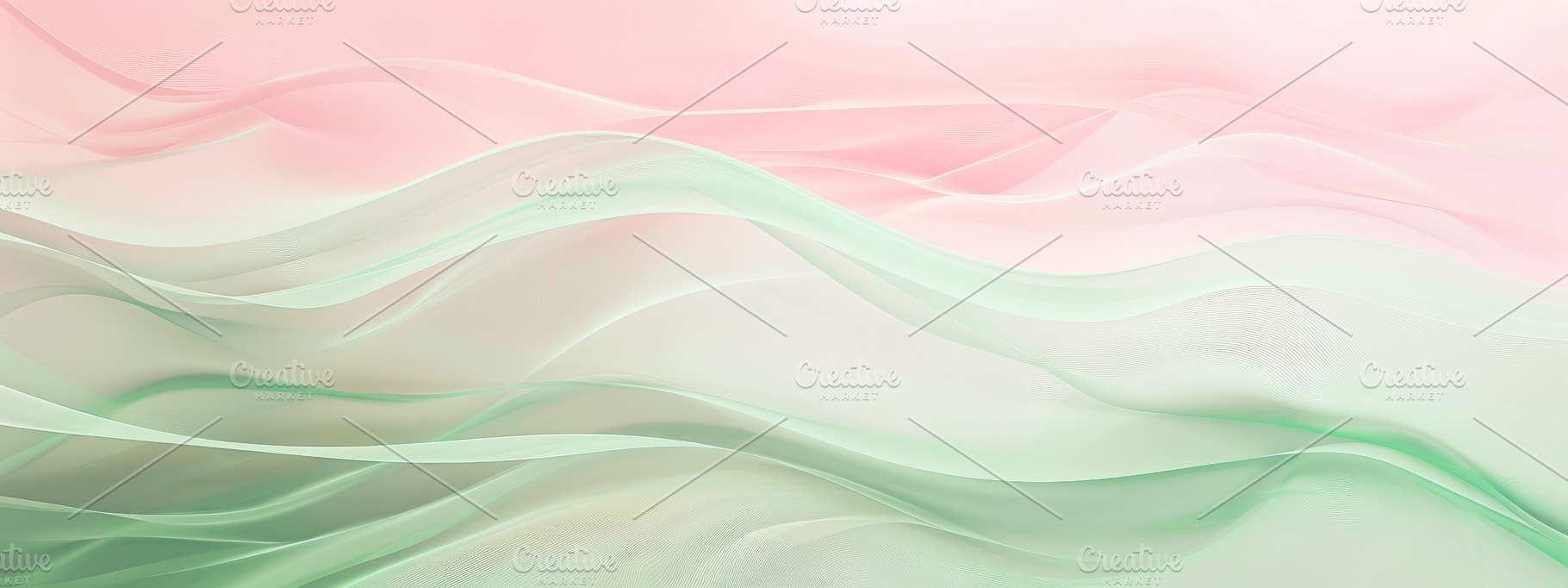 Serene Pastel Waves Texture, an Abstract Photo by Ocean Digital Art