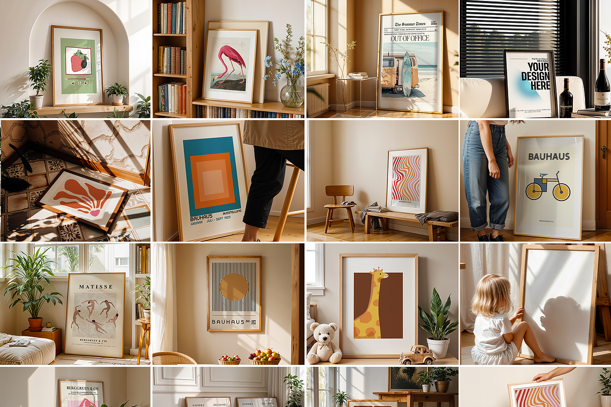 300+ Frames Mockup PSD Bundle Set, a Mockup by MockupShopi (Photo 5 of 10)