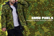 Camo Pixels, a Texture Graphic by Digital Art Creations (Thumbnail 5 of 6)