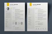 Resume Adam, a Resume Template by Astut (Thumbnail 2 of 4)
