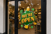 Open And Closed Retro Design, a Work Illustration by Vector beauty (Thumbnail 3 of 3)