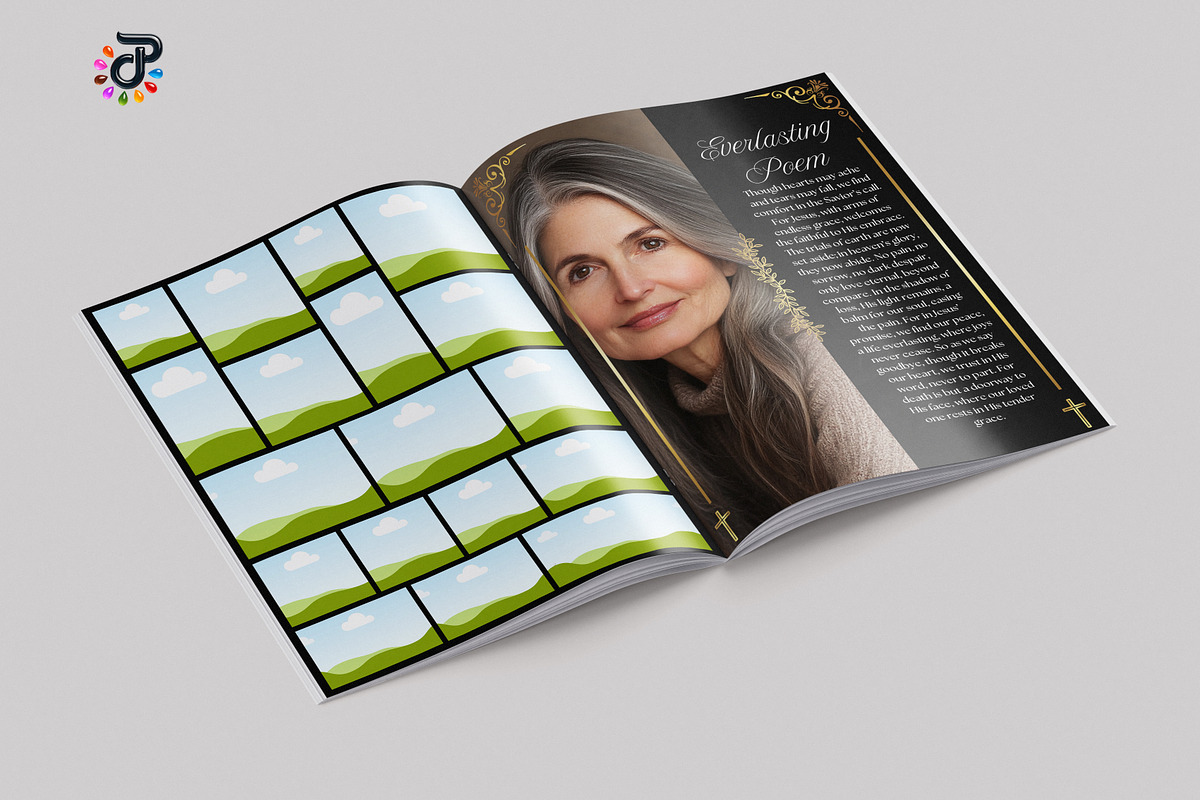 Elegant Canva Obituary Template, a Brochure Template by Protech Design ENT (Photo 8 of 9)