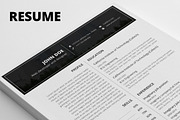 Resume templates, a Resume Template by Graphicalark (Thumbnail 1 of 3)