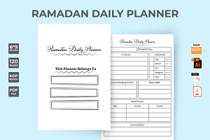 Ramadan Activity Tracker Template