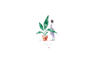 Plants & Friends, a Decorative Illustration by Knysh Ksenya (Thumbnail 11 of 11)