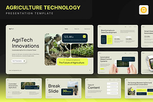 Agriculture Technology Presentation, a Presentation Template by Annora Studio
