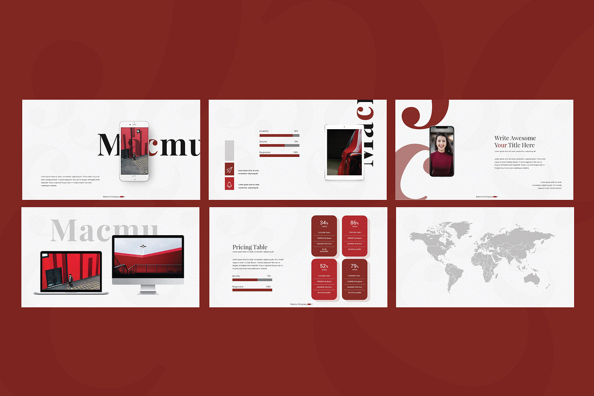 Macmu Powerpoint, a Presentation Template by Spesifikstd