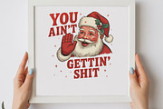 Sarcastic Santa Xmas PNG, a Graphic by olgasallom (Thumbnail 3 of 3)