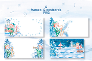 Christmas Elves-Musicians, a Seasonal Illustration by SvetLana (Thumbnail 10 of 13)
