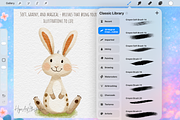 Procreate Crayon Brushes, a Brush Add-On by HopeArtIllustration (Thumbnail 4 of 7)