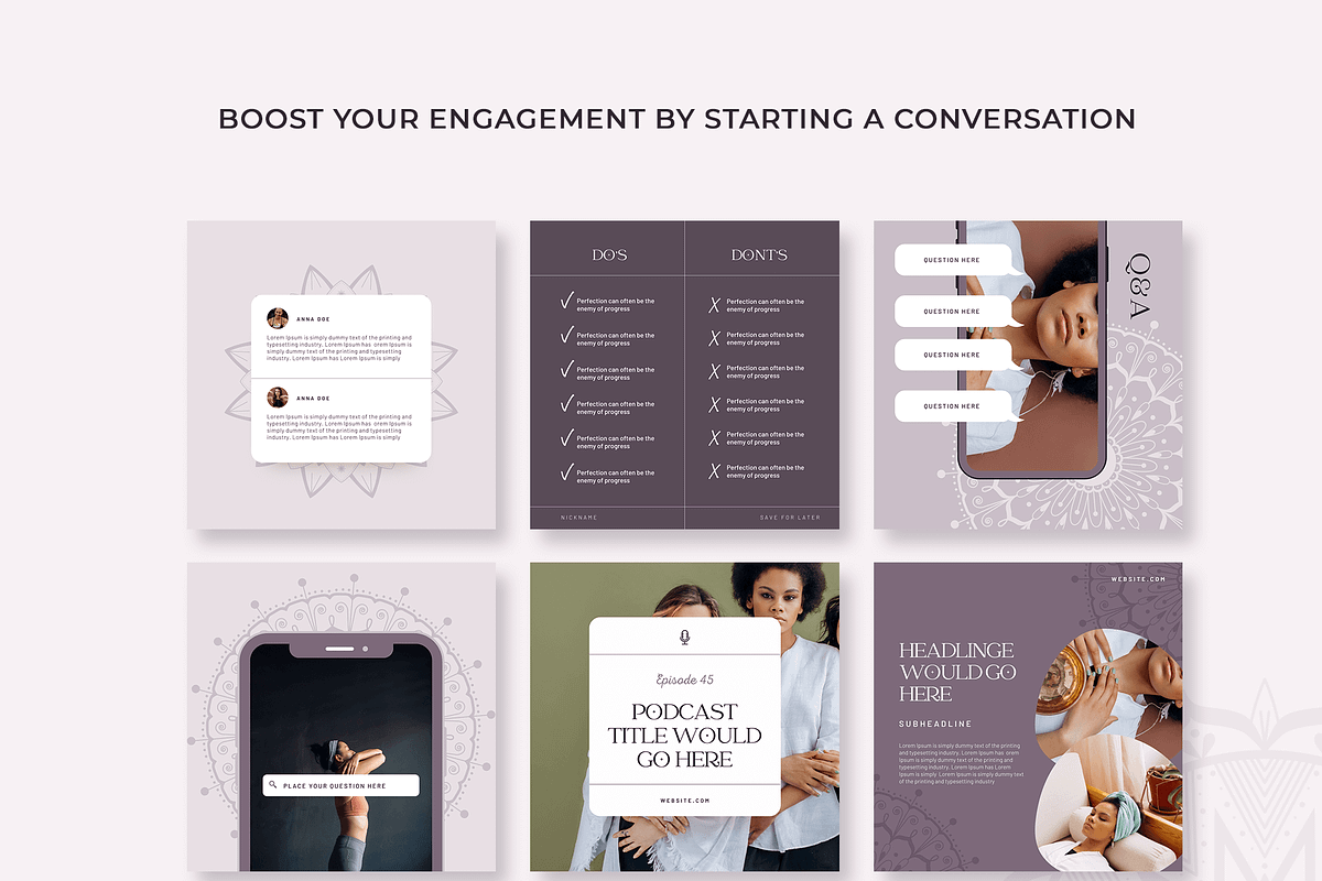 Wellness Entrepreneur Creator, a Social Media Template by Kseniia_Design (Photo 3 of 10)
