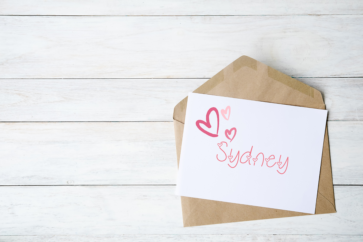 Cute Hearts Hand-Drawn Font, a Handwritten Font by RoxyStudioCo (Photo 6 of 10)