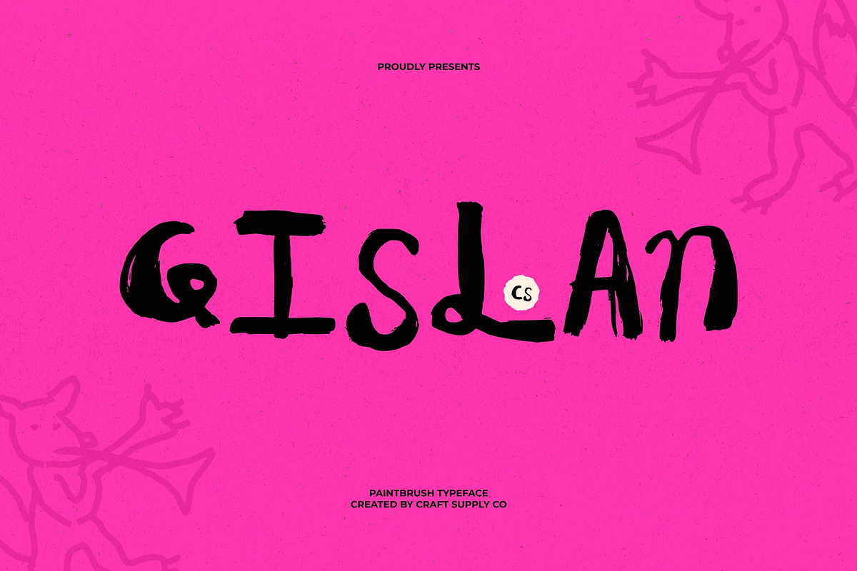 CS Gislan, a Handwritten Font by Craft Supply Co. (Photo 1 of 8)