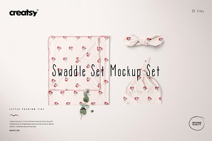 Swaddle Set Mockup Set