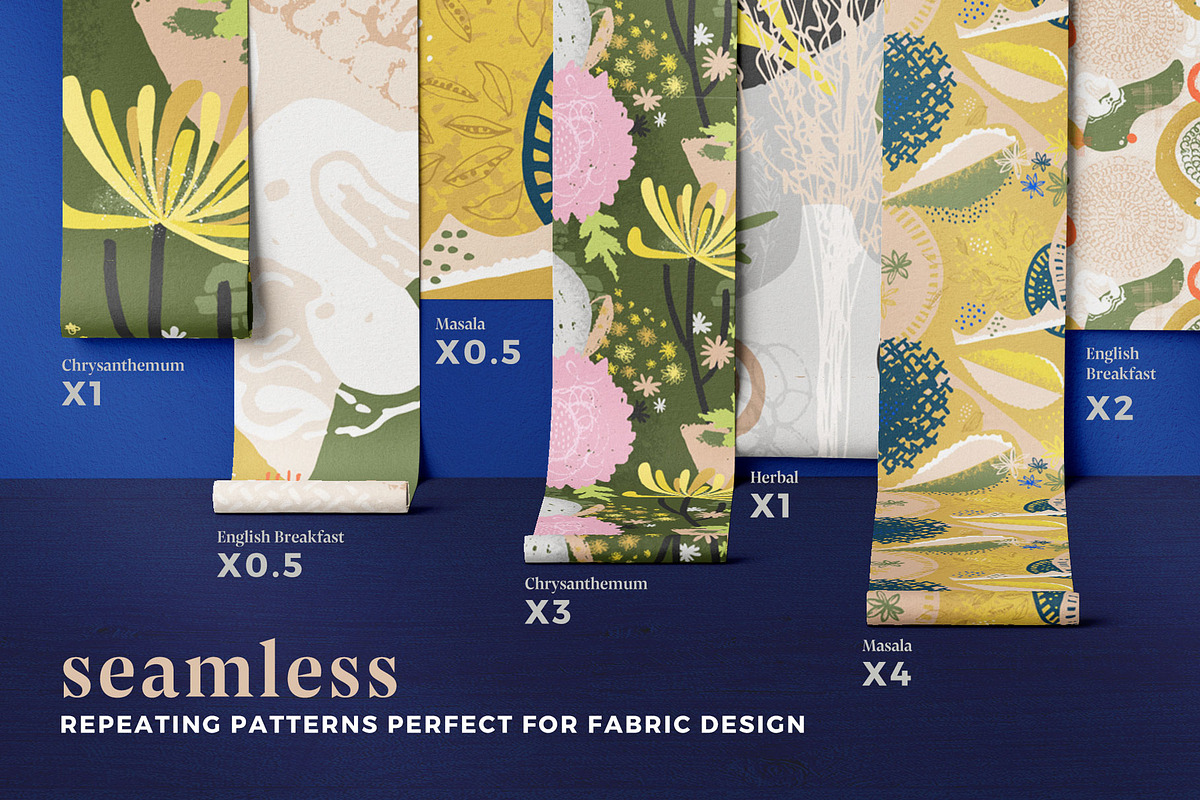 Verdant : Abstract Seamless Patterns, a Pattern Graphic by Anugraha Design (Photo 5 of 9)
