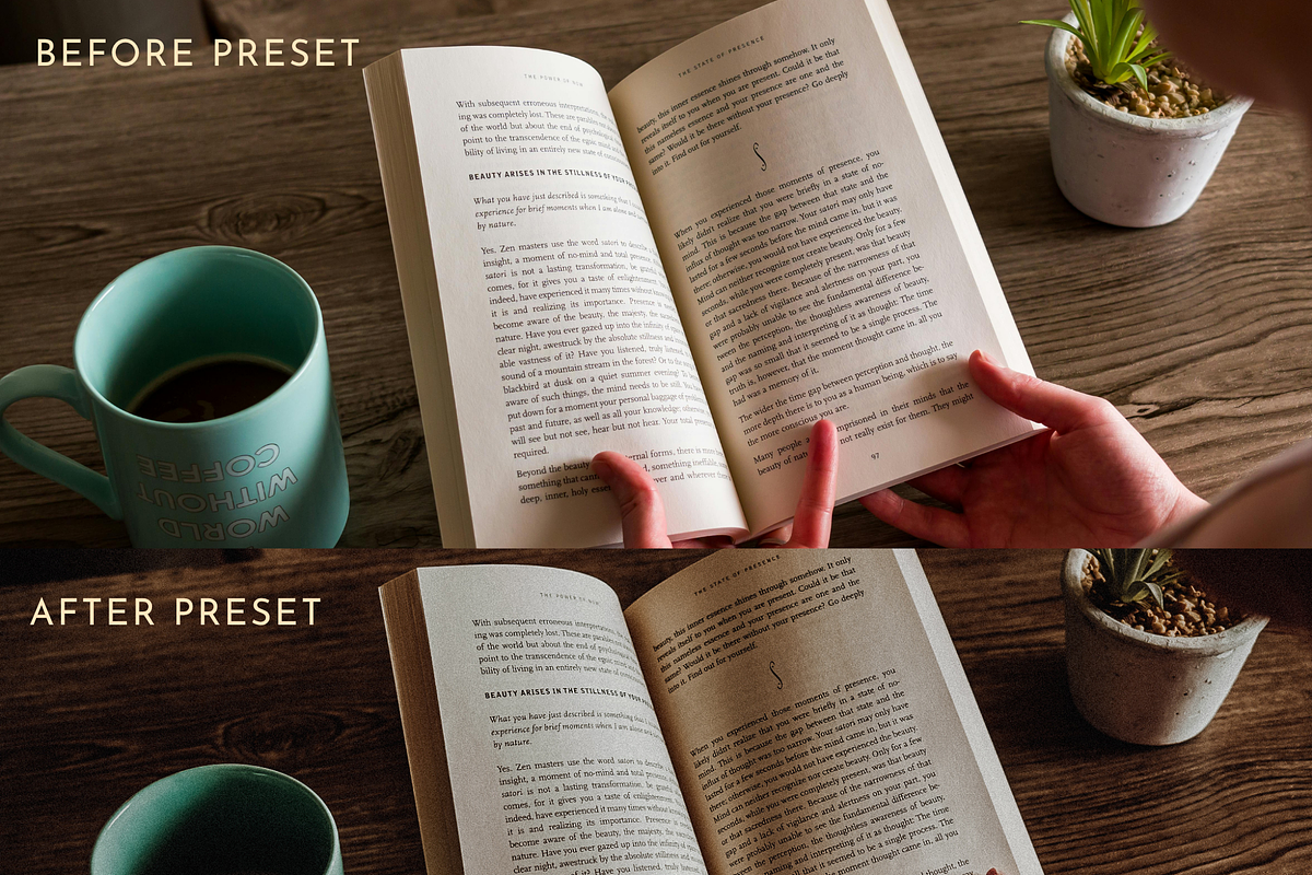 Bookstagram Lightroom Presets, a Preset Add-On by Oak Digital Studios (Photo 6 of 10)