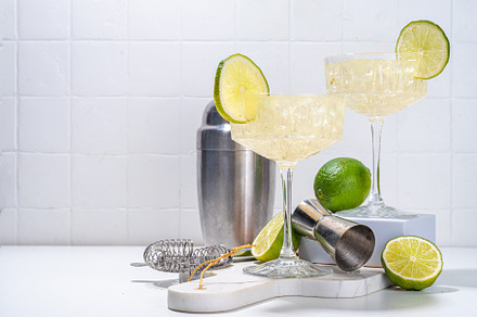 Lime gin martini cocktail, a Food & Drink Photo by Rimma