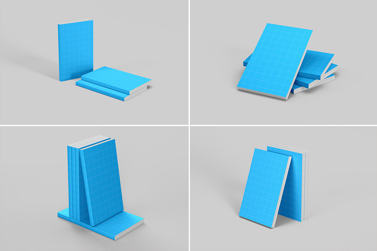 Stacks of Softcover Books Mockup, a Books & Magazine Mockup by Illusiongraphic (Photo 18 of 19)