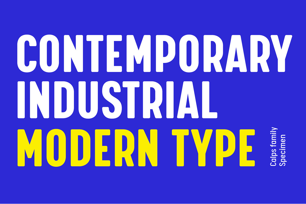 Calps Family, a Sans Serif Font by Typesketchbook Foundry (Photo 6 of 8)