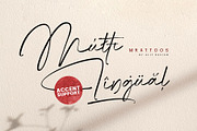 Mrattoos Signature Script Font, a Script Font by alit design (Thumbnail 11 of 15)