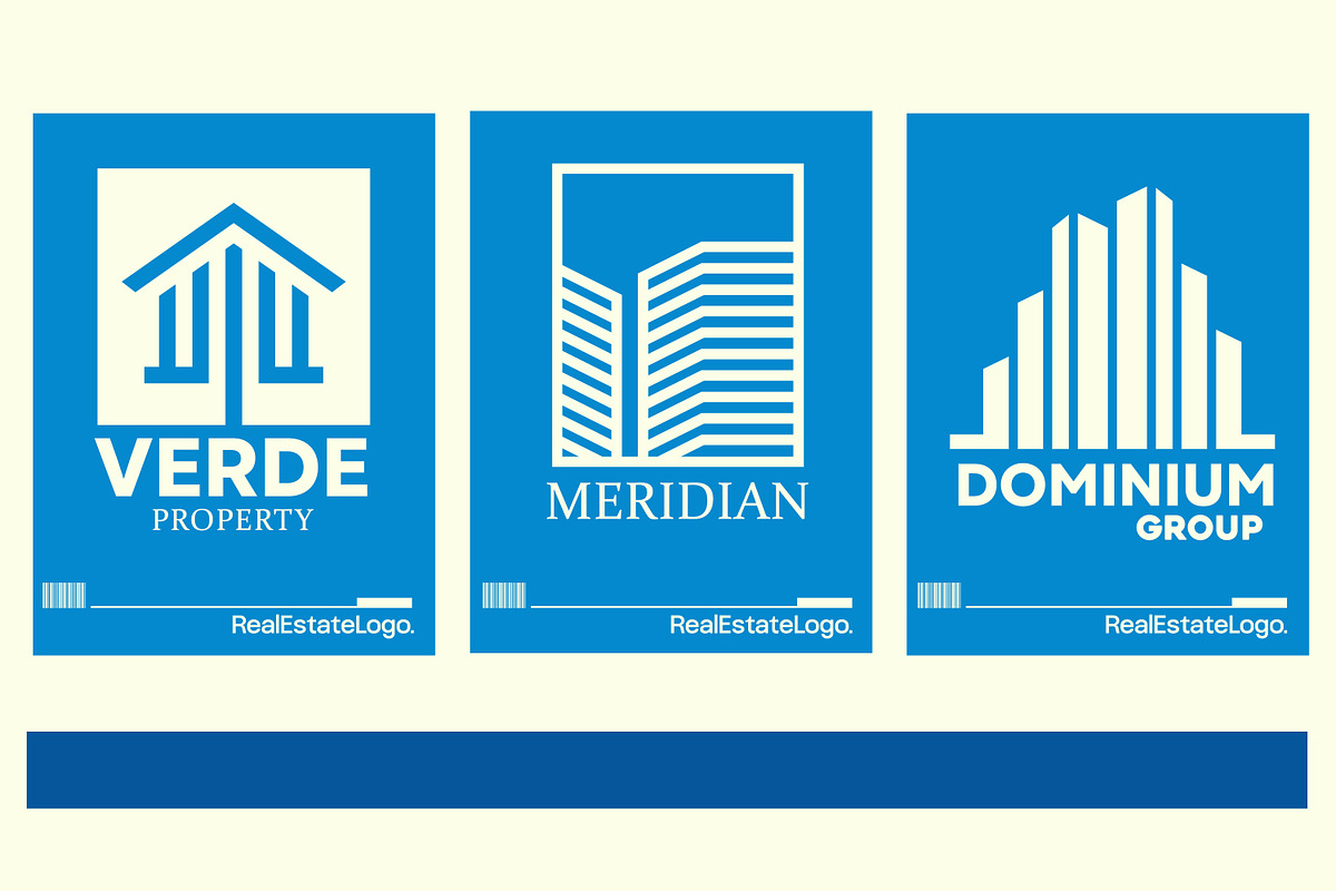 Real Estate Logo Bundle, a Solid Icon by Tekuni (Photo 6 of 12)