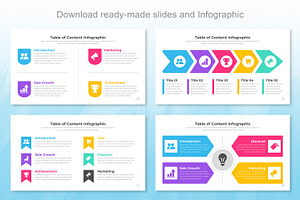 Table Of Content Infographic