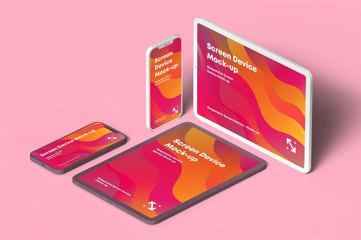 Responsive Clay Screen Device Mockup, a Device Mockup by zippypixelstudio (Photo 4 of 13)